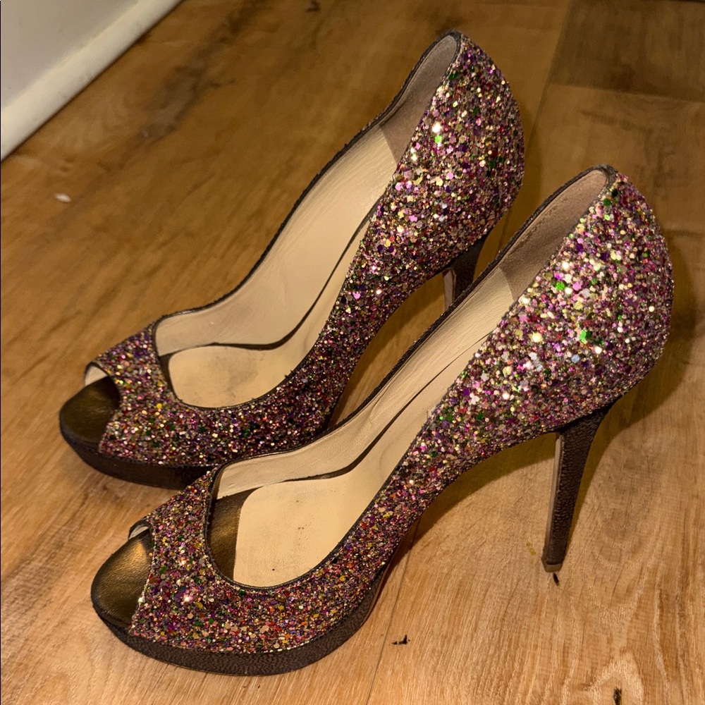 Jimmy Choo Cosmic Glitter Pumps
